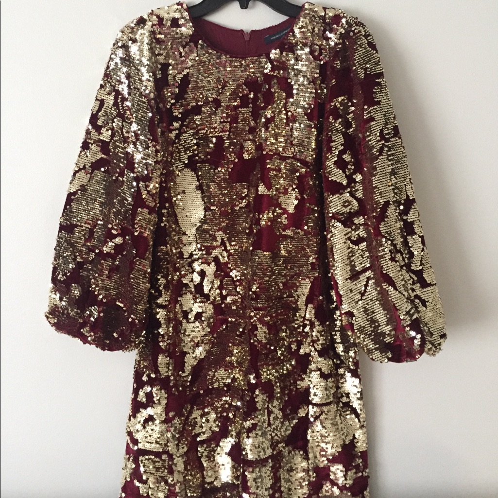 Brand New French Connection Ethel Sequin Shift